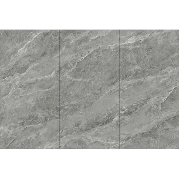 Polished Glazed Porcelain Tile 900x1800mm Light Gray Marble Look