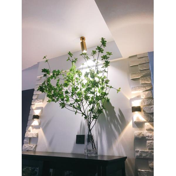 Artificial Green Plant Simulated Hanging Bell Flower Branch Interior Tabletop Decor