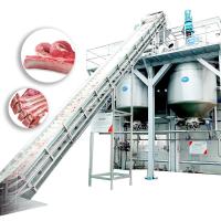 Controlo automático de alta pressão de máquina de processamento da carne da resistência que alimenta continuamente