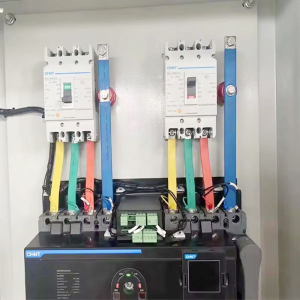 Custom ATS Dual Power Supply Distribution Box IP65 Waterproof Cold-Rolled Steel Distribution Panel