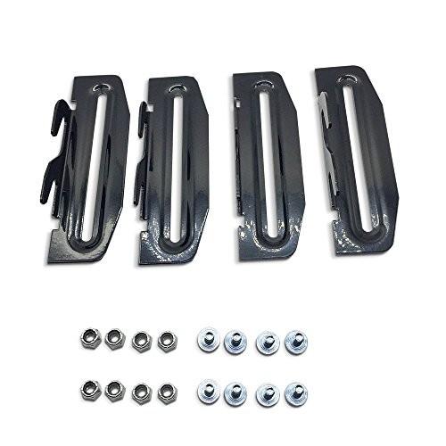 Bed Frame to Headboard or Footboard Attachment Kit 35 Down Hook Plates for Mirrors or Panels