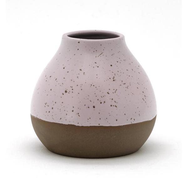 8 дюймовые 7 дюймовые 4 дюймовые керамические цветочные горшки креативный стиль дизайн керамическая цветовая ваза розовая ваза