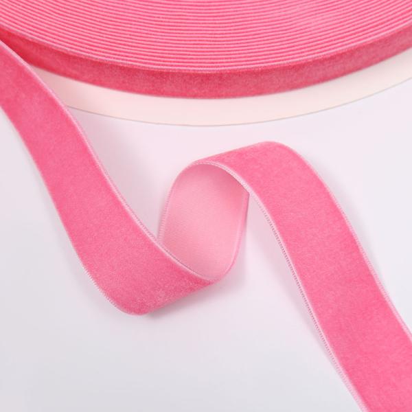 1 дюймовая красная бархатная лента проводная роскошная светло-синяя бархатная лента