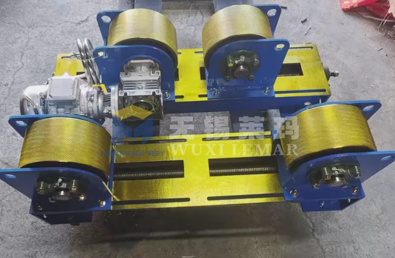 3 Ton Adjustable Welding Turning Rolls Manual Screw Adjust Tank Rotation Roller