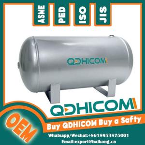 Horizontal Compressed Air Receiver Tank Stainless Steel For Outdoor Installation