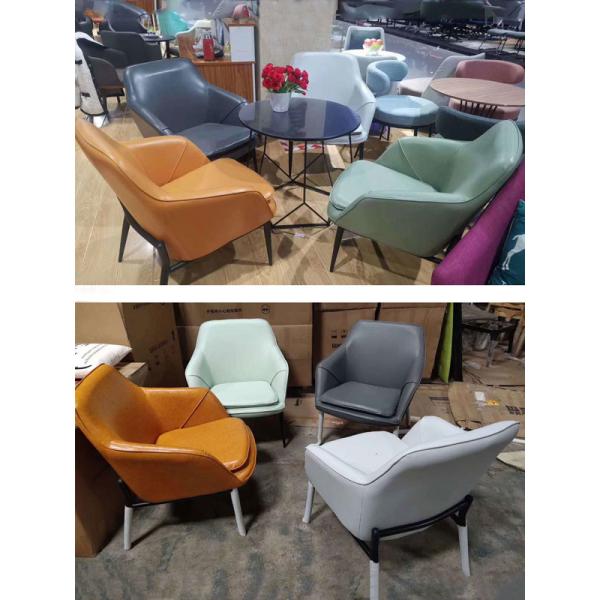 Кожа Recliner драпирования сини военно-морского флота стула кресла Seater Wingback одного желтая