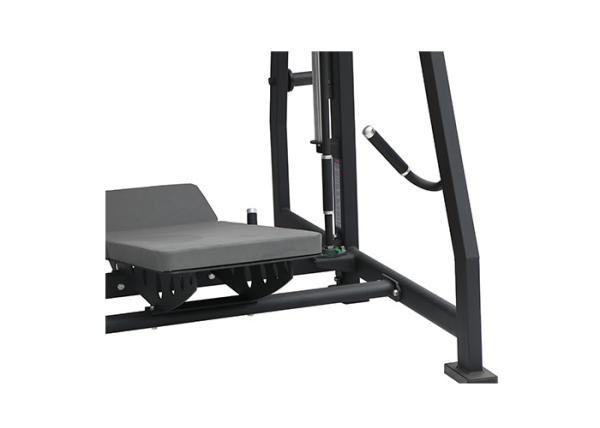 Máquina vertical carregada placa da imprensa do pé do equipamento da força do martelo da aptidão do Gym