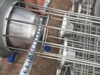 Cages de soutien de poussière de sac professionnel de collecteur avec le tube de Venturi