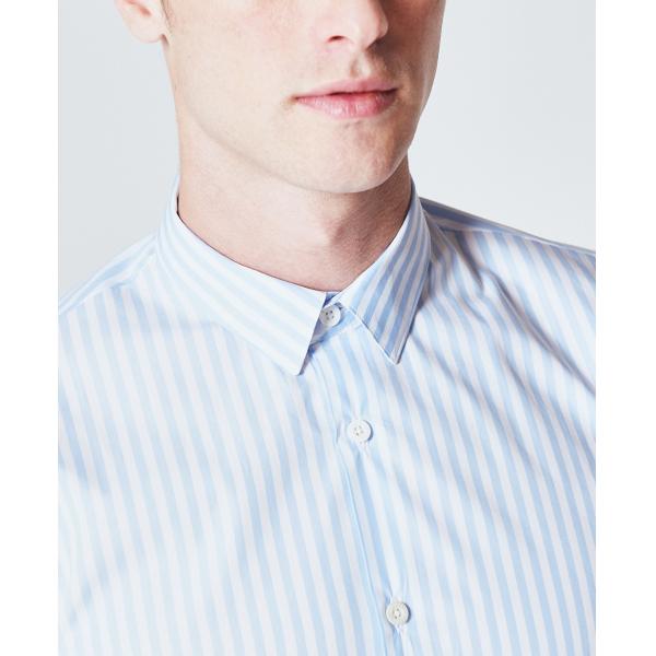 Striped Mens Long Sleeve Button Down Dress Shirts Wrinkle Resistant For Office Work