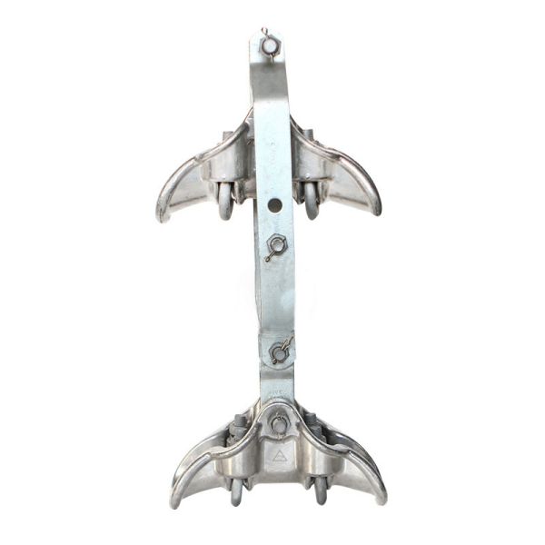 Aluminium Alloy suspension clamps for twin for Twin conductors
