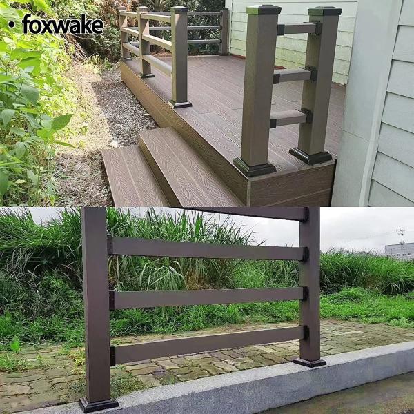Nonstandard Steel Deck Railing Fence Bracket Post Joint Connector for Wood Construction