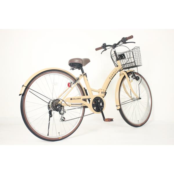 Comfortable Saddle Folding Road Bike High Carbon Steel Frame Folded 26 Inches
