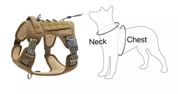 K9 Soft Reflective Custom Pet Harness Tactical Adjustable Cat Dog Harness Vest Set