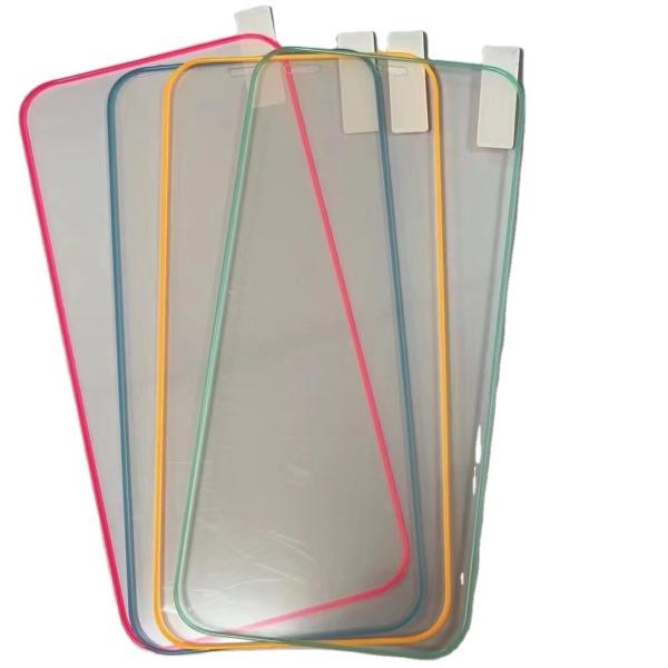 Protector de tela 3D luminoso para telefone celular para iPhone 13 Pro 14 Pro
