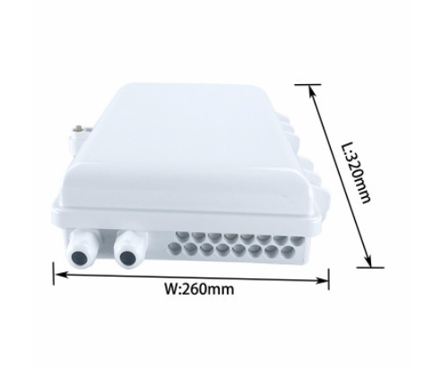 16 Core Outdoor FTTH Fiber Optic Splitter Terminal Box 0.8mm 1.0 mm 1.2mm Thinckness