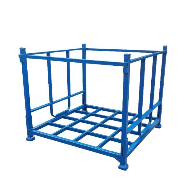 Steel Pallet Warehouse Stores Stackable Metal Shelves 200kg Heavy Duty Industrial Storage System