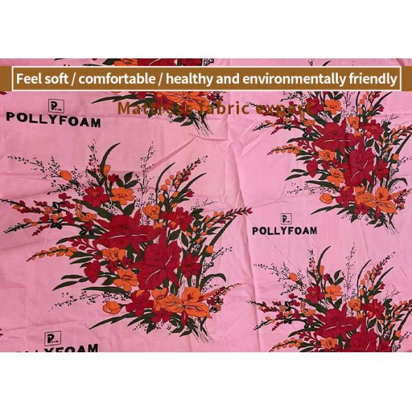 100% Polyester Warp Knitted Mattress Quilting Fabric 110gsm  100T