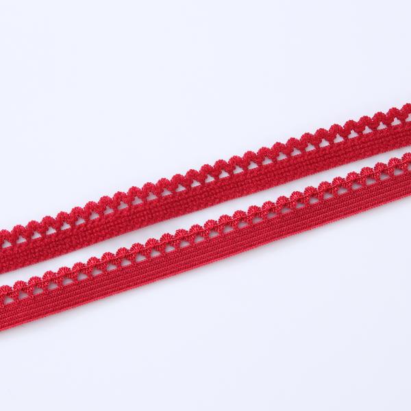 Oem Odm Jacquard Lace Softer Woven Knitted Jacquard Elastic Band Webbing For Bra Underwear