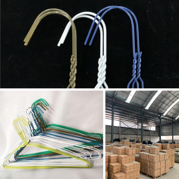 Steel 1.9mm Heavy Duty Metal Coat Hangers Powder Coated For Laundry Store