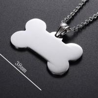 Bone Shaped Pet ID Tag Custom Logo Blank Stainless Steel Dog Id Tags