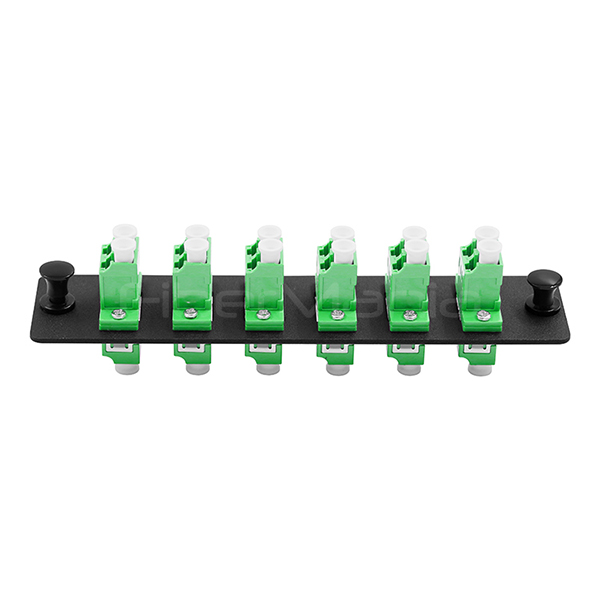 6 портов LC Fiber Patch Panel загруженная W/6 LC Fiber Adapter Panel