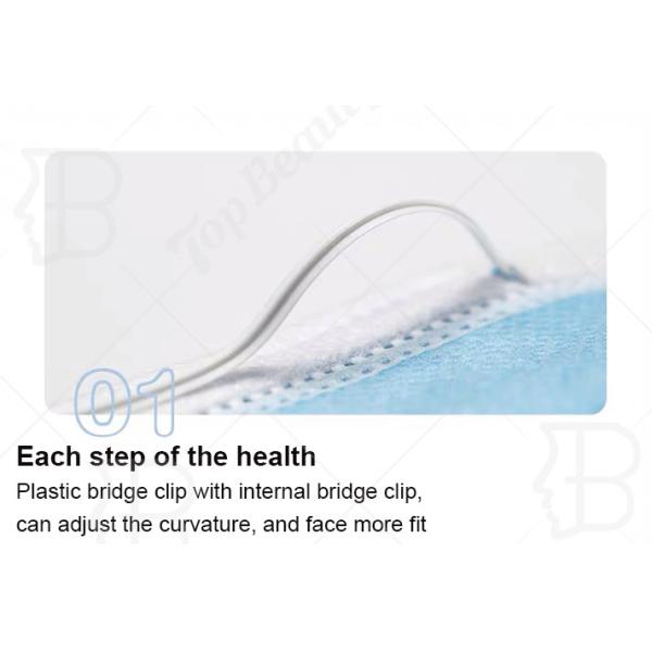 Adult 3 Ply Disposable Face Mask Non Woven Medical Mask With Ce Fda Approved