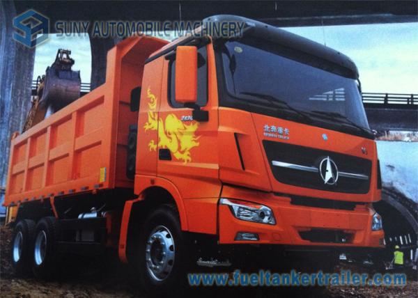 Beiben 2 Axles Heavey  Dump Garbage Truck 6x4  20ton Capacity North Benz Chassis
