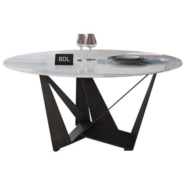 3 Steel Legs 75cm Hotel Dining Table Double Top