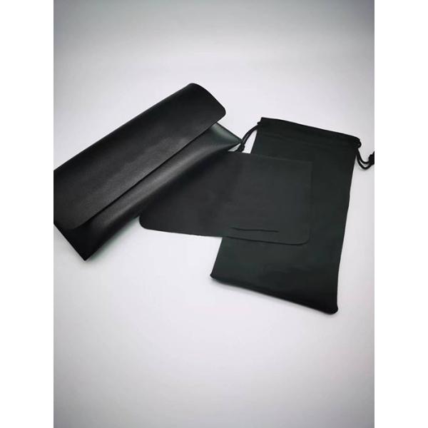 Stockage doux en cuir d'Eyewear de mutispandex de caisse de lunettes de soleil d