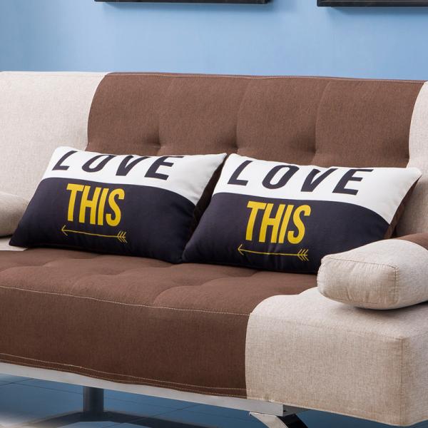 Versatile Sectional Home Sofa Bed With Stainless Steel Legs