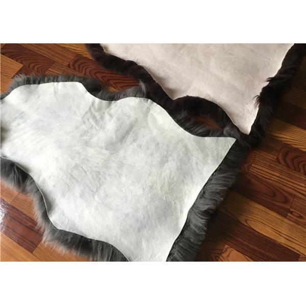 Естественная чернота половика овчины Австралии покрасила ход шубнины длинной овчины шерстей одиночный