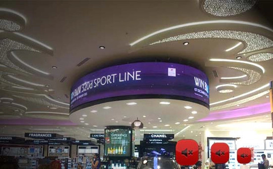 Rubber Module Soft Led Screen , Flexible Led Panel Video Screen For Easy Maintenance