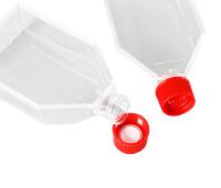 Superficie en plastique du flacon de culture cellulaire T75 75 cm² de capuchons filtrants de capuchon de joint