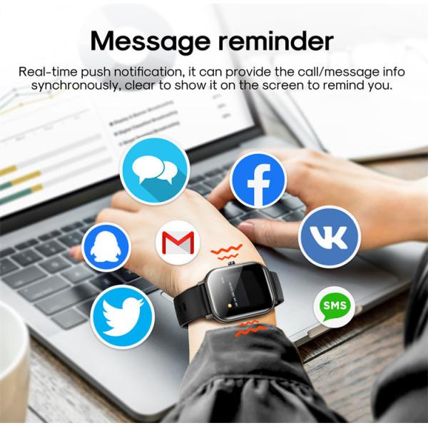 дозор Bluetooth 5,0 Wristband контроля сна 1.91inch IPS умный