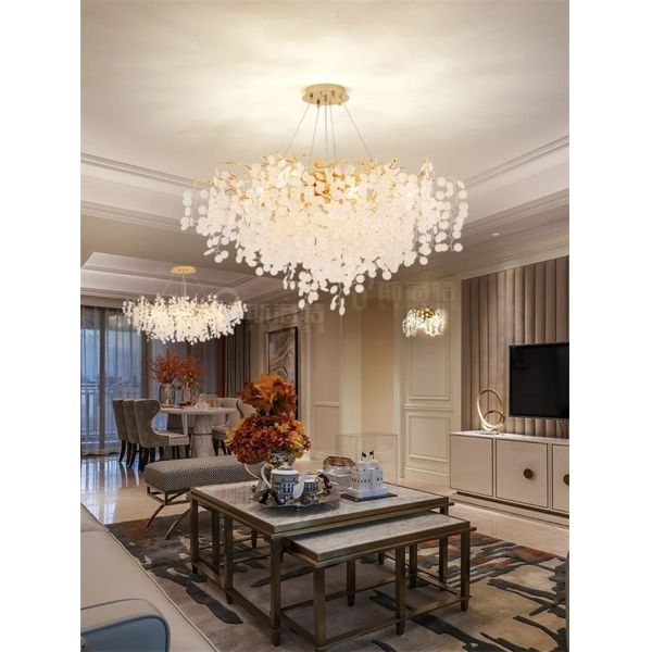 Nordic Ceiling Crystal Chandelier Gold Luxury Pendant Light  （WH-AP-672）