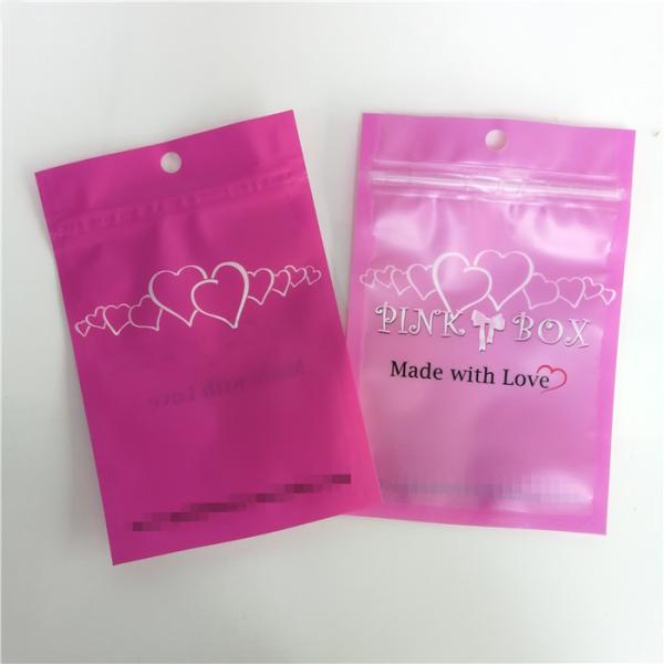 Resealable makeup sponge scrubber set packaging bags three side seal bag