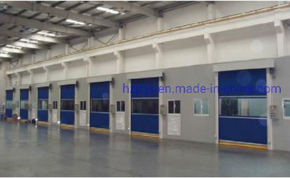 Linear Door Panel Aluminum Alloy Fast Rolling up and Shutting Security Warehouse Door