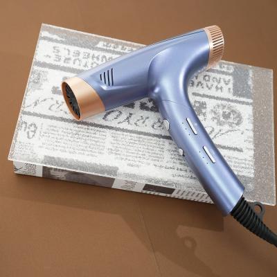 Peso leve do secador de cabelo 420g do motor da C.C. do uso da casa com velocidade do vento 18m/S