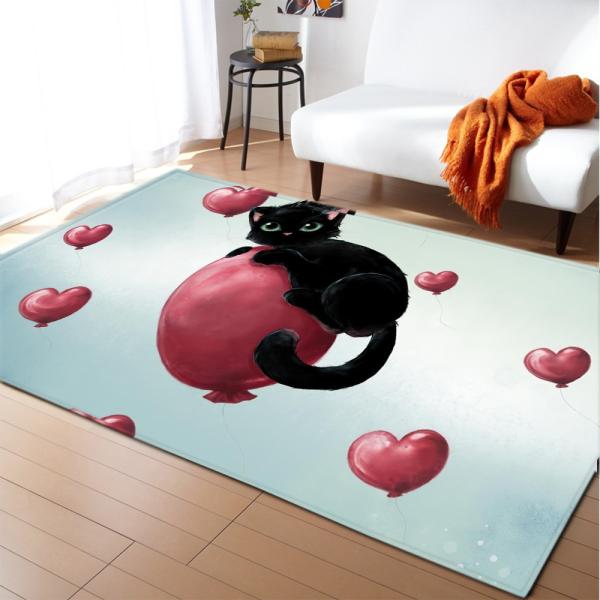 Animal New Cartoon Large Carpet Source Wholesale Feather ins Style Bedroom Floor Mats