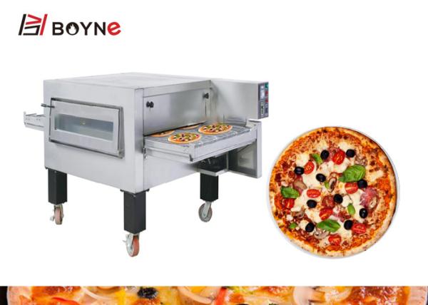 Uso visual de aço inoxidável da janela de Oven Table Top High Thermal 50~300°C HD da pizza da correia transportadora do gás na padaria
