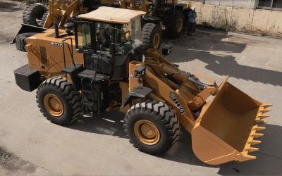 Compact Wheel Loader 5 Ton , Bucket Front End Loader 162kw Power