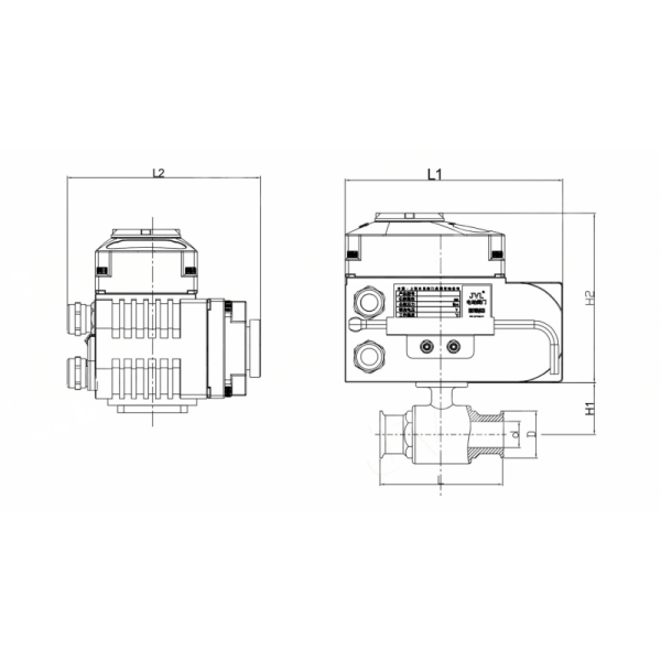 Sanitary Degree Ball Valve JL900-Q7 Corrosion Resistance Zero Leakage