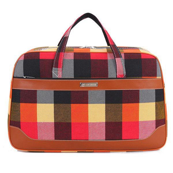 Lightweight Custom Duffle Bags , Large Capacity Women's Canvas Travel Bag