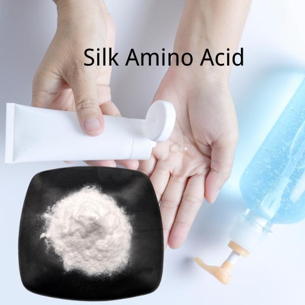 PH 5-7 Hydrolyzed Silk Fibroin Amino Acid 90% For Hand Cream Silk Amino Acids