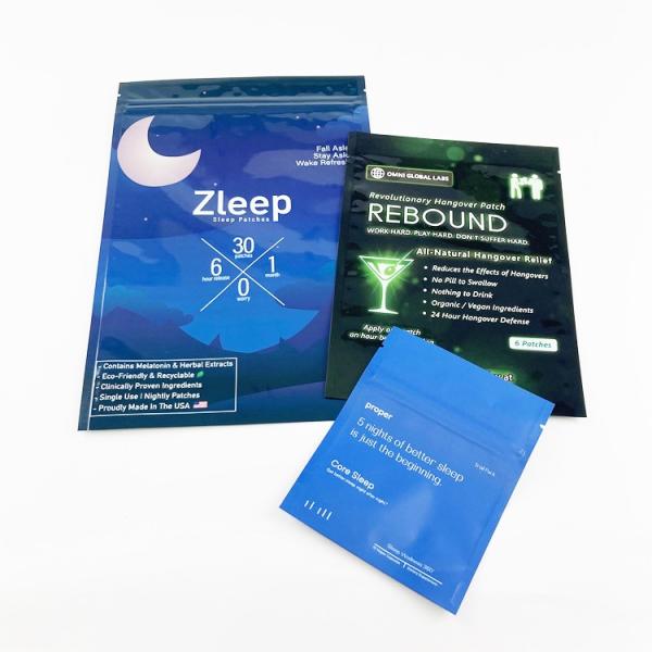 Саше Kraft Biodegradable фольги бумажное пустое кладет косметической сумку в мешки образцов 3 загерметизированную стороной