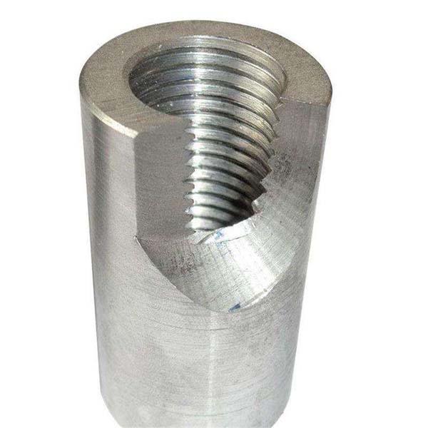 25mm 32mm Rebar Threaded Steel Coupler 36mm 40mm Tighten Rebar Union Sleeve