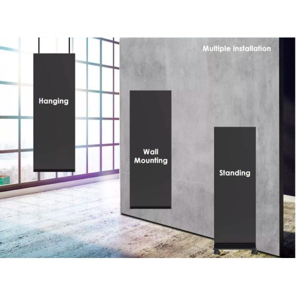 P3 Indoor Outdoor Floor Standing Smart Led Poster Display HD 1080P Totem