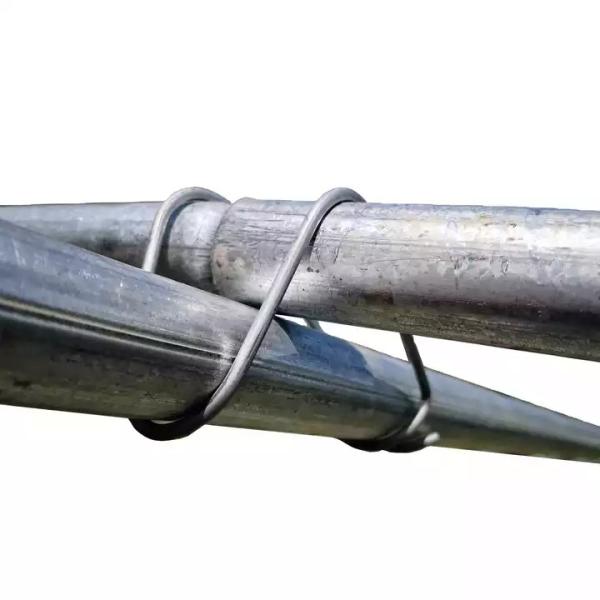 O quadro do metal da estufa ISO9001 parte o aço galvanizado dos grampos de mola da estufa do OEM