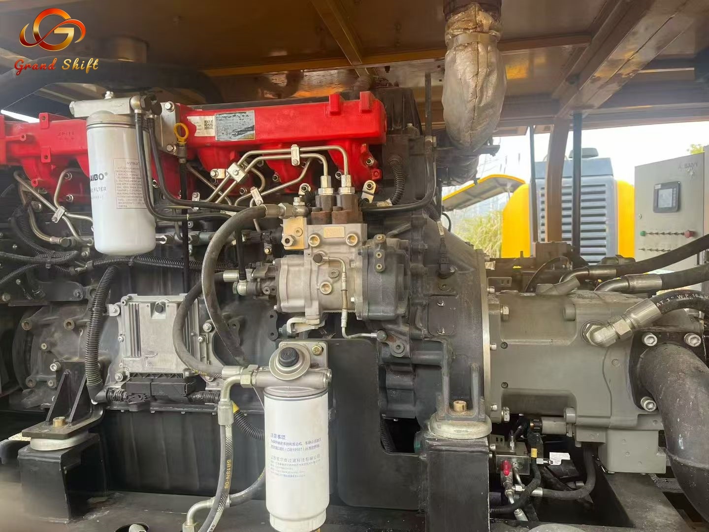 SANY HBT9028CH  Diesel Trailer Mounted Concrete Pump with 2 × 180 kW rated power