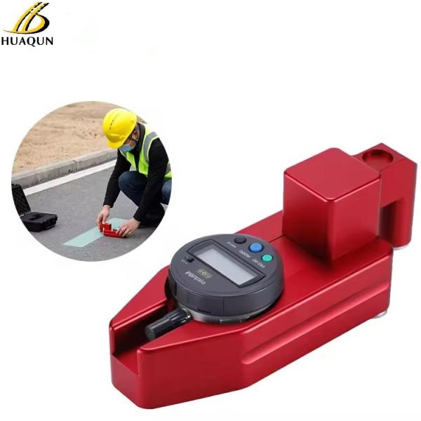 High Accuracy Digital Road Marking Thickness Gauge 1 Year Warranty
